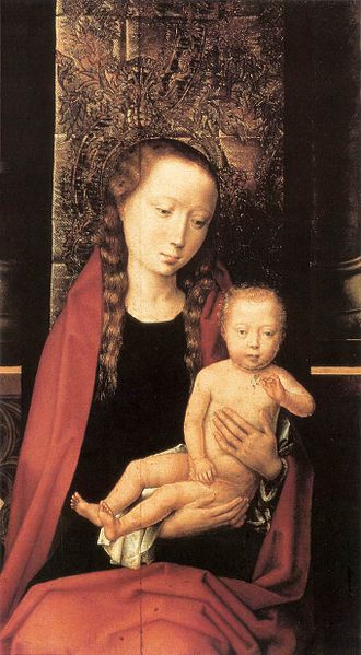 Hans Memling Virgin and Child Enthroned